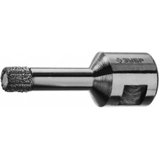 Коронка алмазная вакуумная АВК, d 8 мм, М14, 15 мм кромка ЗУБР Профессионал 29865-08-M14
