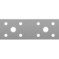Крепежная пластина КП-2.5, 100 x 35 x 2.5 мм, цинк ЗУБР 31023-100