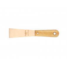 Шпатель малярный 40 мм BeCu ручка деревянная искробезопасный, HORTZ