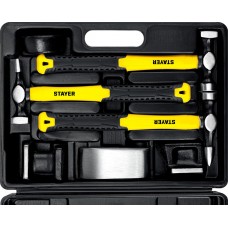 Набор рихтовочных молотков и правок 7 шт MaxFlat STAYER 20322-H7
