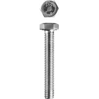 Болт M20 x 160 мм, кл. пр. 5.8, цинк, 5 кг, ГОСТ 7798-70 ЗУБР 303080-20-160