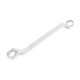 Ключ накидной двусторонний 22х24 хромированный на подвесе HORTZ