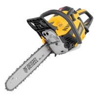 Пила цепная бензиновая DS-4516, шина 40 см, 45 см3, 2,5 л.с, шаг 0,325, паз 1,5 мм, 64 звена Denzel (95236)