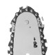 Пила цепная электрическая EDS-2200, 2.2 кВт,продольная, шина 45 см, шаг 3/8, паз 1.3 мм, 62 звена Denzel (95619)
