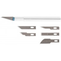 Нож макетный c 6 лезвиями (10482)