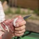 Шампур плоский, 600х10х2,5 мм, с деревянной рукояткой, нерж. сталь, Camping// Palisad (69750)