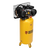 Компрессор воздушный BCV2200/100V, ременный привод , 2.3 кВт, 100 литров, 440 л/мин Denzel (58112)
