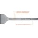 Плоское широкое зубило ALLIGATOR, 80 х 300 мм, SDS-max KRAFTOOL 29335-80-300_z01
