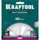 Пильный диск по алюминию Multi Material, 355 х 25.4 мм, 120Т KRAFTOOL 36953-355-25.4