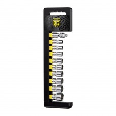 Набор головок торцевых 6-гранных SuperLock 1/4 10 предметов BERGER