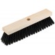 Щетка для пола деревянная, прямоугольная, 4-х рядная, 265 мм (68040)