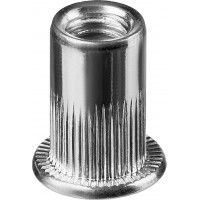 Резьбовые заклепки стальные с насечками Nut-S, М6, 500 шт KRAFTOOL 311707-06
