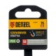 Отвертка, PZ0x75 мм, S2, 3к рукоятка Denzel (122037)
