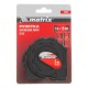 Рулетка Black,5 м х 19 мм,обрезиненный корпус Matrix