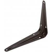 Уголок-кронштейн коричневый 100х125 мм (0,7 мм) (66013)