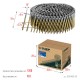 Гвозди барабанные CNW 55 x 2.3 мм, рифленые оцинкованные, 7200 шт ЗУБР 305383-55
