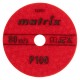 Алмазный гибкий шлифовальный круг, 100 мм, P100, сухое шлифование, 5 шт. Matrix (73501)