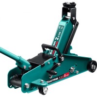 Домкрат подкатной 2.5 т, 140 - 385 мм с увеличенным подъемом и фиксатором S-PIN KRAFTOOL 43457-2.5