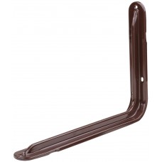 Уголок-кронштейн усиленный коричневый 230х350 мм (1,0 мм) (65978)