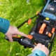 Газонокосилка аккумуляторная, 32 см, 1 аккумулятор 4Ач, ЗУ X2 20В