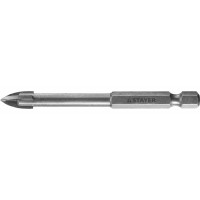 Сверло по стеклу и кафелю 4 мм, 4х кромка, HEX 1/4 STAYER 2985-04_z01
