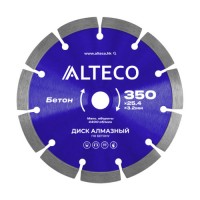 Диск алмазный по бетону 350*25,4 ALTECO, шт