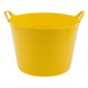 Ведро гибкое сверхпрочное, 14 л, желтое, Сибртех (67502)