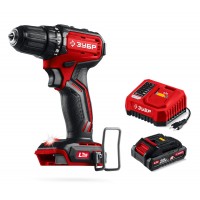 Дрель-шуруповерт бесщеточная 20 В 45 Н·м 1 АКБ LMS 2 А·ч ЗУБР ДБ-45-21