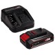 Гайковерт ударный акк. Einhell PXC Impaxxo 18/230, 18В,BL,230Нм + 1 акк.2.5 Ач + ЗУ 3А (4510080SET)