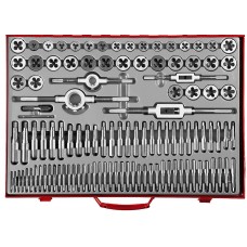 Набор метчиков и плашек 110 предм. сталь 9ХС ЗУБР 28119-H110