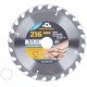 Диск пильный для циркулярных пил по дереву, 216 x 32 x 24T + кольцо 32/30 (37680М)