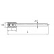 Крепеж ремешковый КР 25 (сер) (50шт) (Fortisflex) (104957)