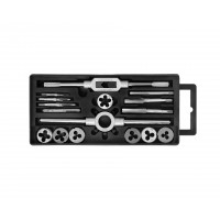 Набор метчиков и плашек М3-М12 16 предметов HORTZ