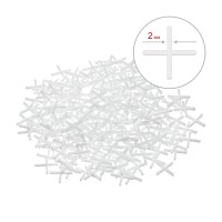 Крестики для плитки 2 мм, 200 шт ЗУБР 33811-2