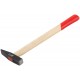 Молоток кованый, деревянная ручка 100 гр. (44201)