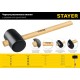 Киянка резиновая чёрная 680 г STAYER 20505-75