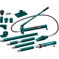 Набор для правки кузова 10 т, в пластиковом кейсе KRAFTOOL 43435-10