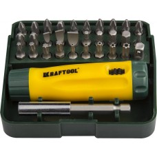 Отвертка реверсивная 32 предм. с насадками Kompakt-32 KRAFTOOL 26142-H32