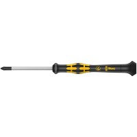 Отвёртка крестовая антистатическая прецизионная PH 0 x 60 мм ESD Kraftform Micro серия 1550 PH Wera WE-030111