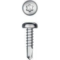 Саморез нержавеющий 13?4.2 мм DS-P А2 сверло полукруглая головка ТХ20 600 шт KRAFTOOL 300931-42-013