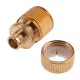 Соединитель латунный, быстросъемный для шланга 1/2 Palisad (66264)