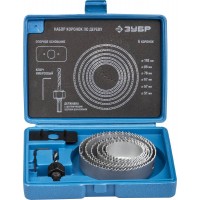 Набор коронок по дереву 6 коронок 51-102 мм ЗУБР 2955-H08