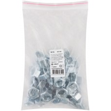 Гайка оцинкованная М16 50 шт DIN 934 Фасовка (28416-0)