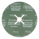 Круги фибровые 5 шт, Р 80, 180 х 22 mm Matrix (73922)