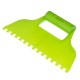 Шпатель для клея, пластмассовый, зубчатый 8 х 8 мм Сибртех (86016)