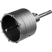 Коронка по бетону с оснасткой SDS - Plus 8Т 80 мм СИБИН 29216-80