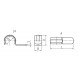 Скоба металлическая СМО 10-11 под монтажный пистолет (Fortisflex) (89326)