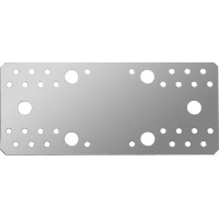 Крепежная пластина КП-2.5, 210 x 90 x 2.5 мм, цинк ЗУБР 31023-210