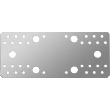 Крепежная пластина КП-2.5, 210 x 90 x 2.5 мм, цинк ЗУБР 31023-210