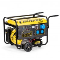 Генератор CHAMPION GG6501E+ATS (5/5,5кВт 15лс 25л 12В 81,5кг эл. стартер,счетчик) (GG6501E)
